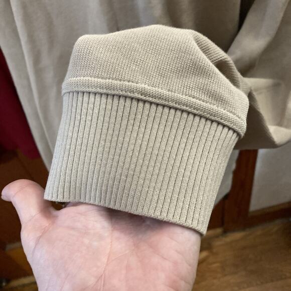 HUGO BOSS Men's 1/2 Zip PullOver Long Sleeve Shirt Set Of 2 Sz L Red Tan Preppy - Picture 3 of 9